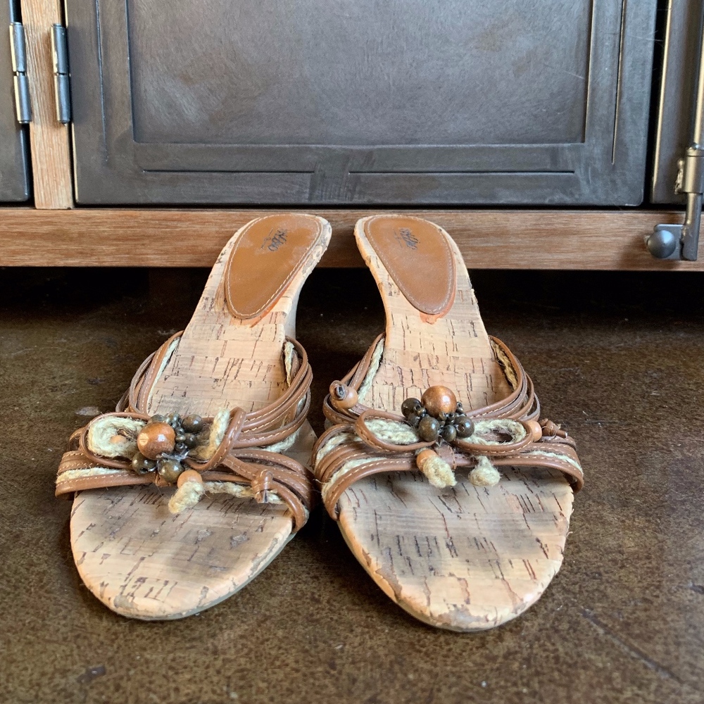 Tan Wedge